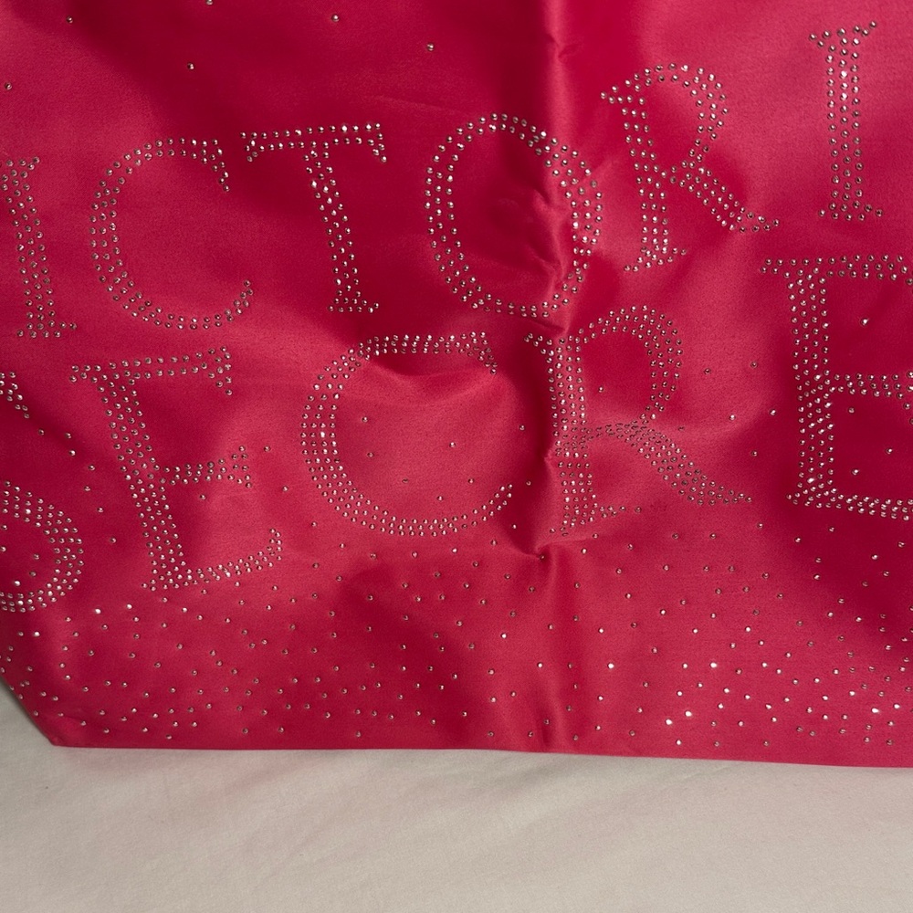 Victoria's Secret Fuchsia and Black Tote - Picture 4 of 5